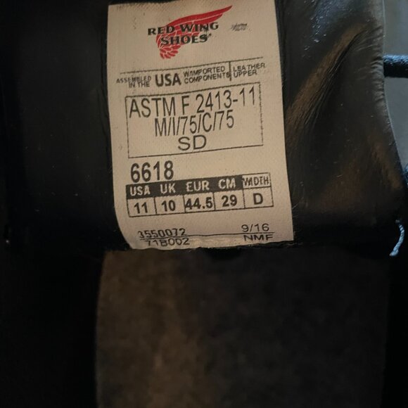 RED WING New Men's 11 USA Michigan Made Readiflex Steel Toe Work Safety Shoe - Picture 6 of 16